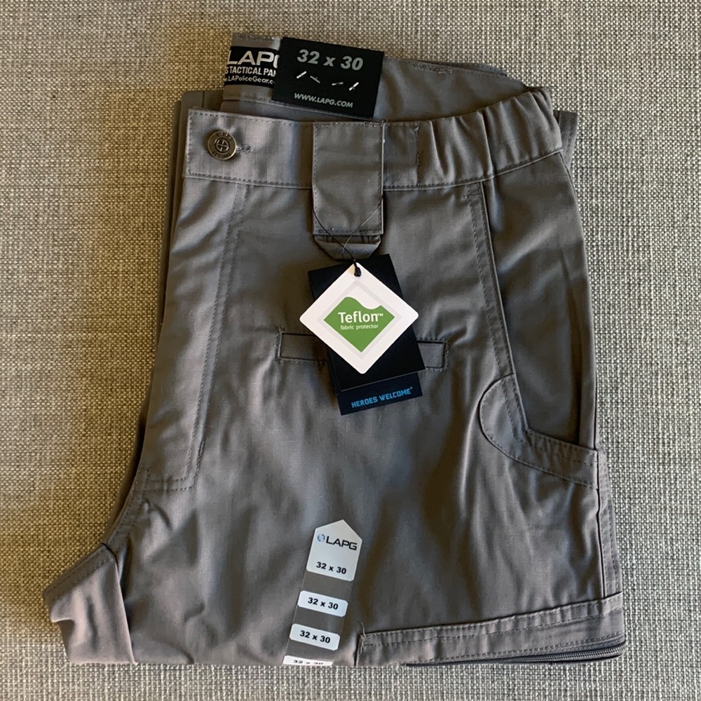 Size 32x30 Grey LAPG tactical pants. NWT